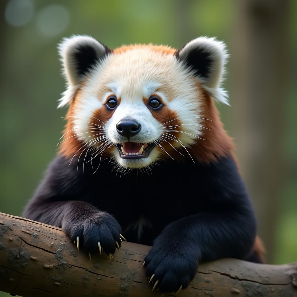 Cute panda portrait